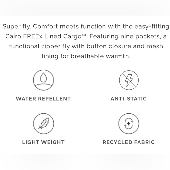 FIGS FreeX Cairo Lined Cargo Scrub Pants in Black! Size L, NWT - Picture 10 of 12